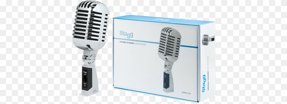 Stagg Sdmp40 Cr Vintage Dynamic Microphone Stage Depot Stagg Sdmp40cr, Electrical Device, Mailbox Png Image