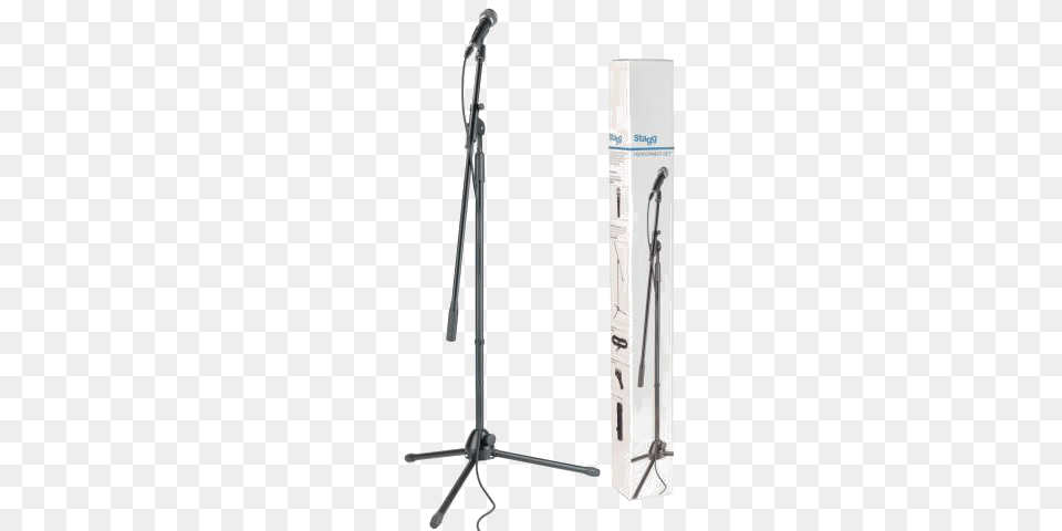 Stagg Vocal Pack Including Mic Stand And Cable Stage Depot, Tripod, Electrical Device, Microphone Free Png Download
