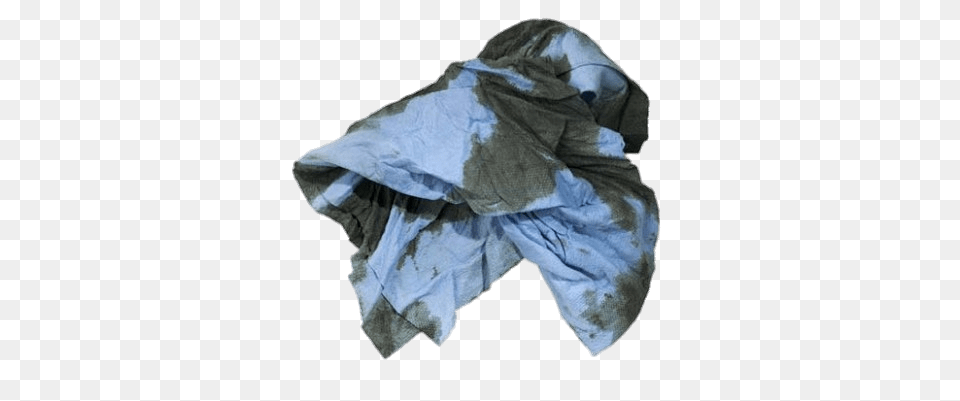 Stained Blue Rag, Diaper Free Png Download