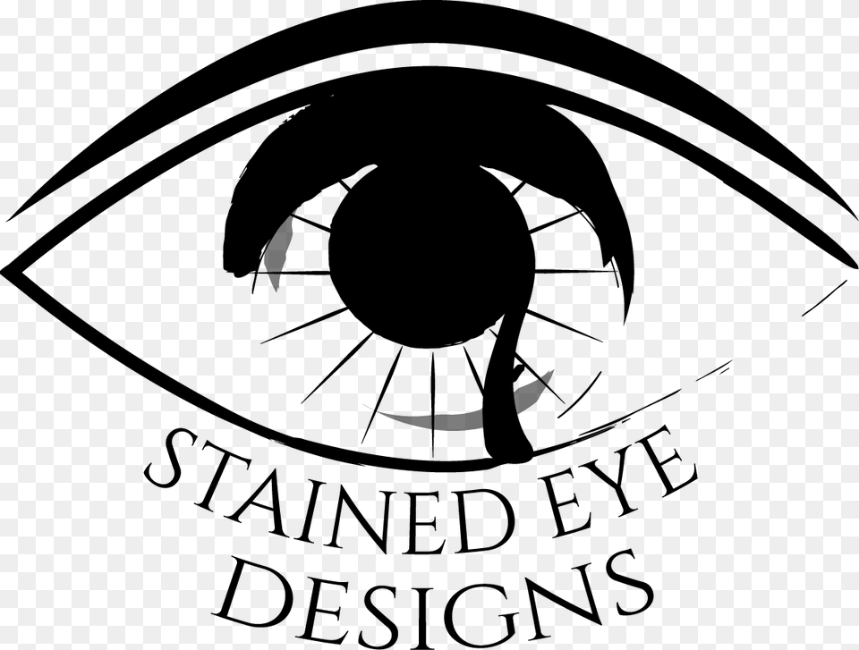 Stained Eye Designs Portfolio, Gray Png