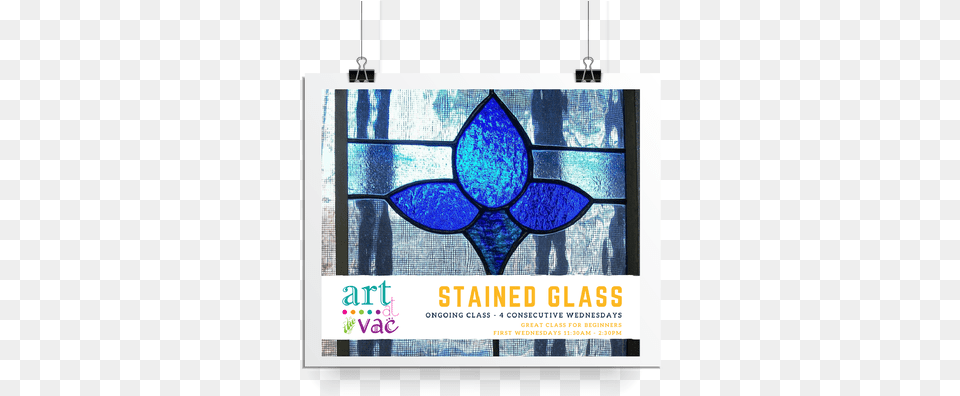 Stained Glass, Art, Advertisement, Person, Stained Glass Free Png Download