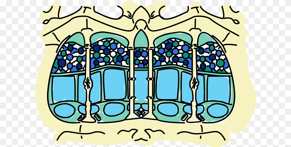 Stained Glass, Art, Bulldozer, Chair, Furniture Png Image