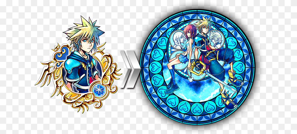 Stained Glass 8 Exp Kingdom Hearts Xux Media U0026 Press Stained Glass Kingdom Hearts Union X, Art, Book, Publication, Person Free Transparent Png
