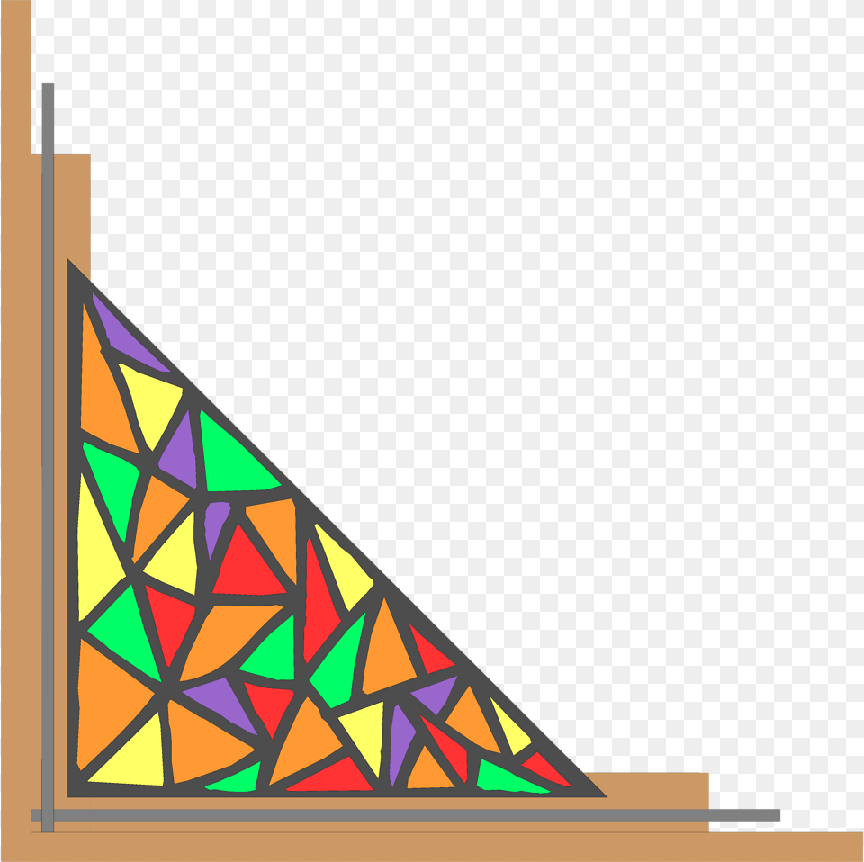 Stained Glass Border Clipart Stained Glass Border, Art, Triangle Free Transparent Png