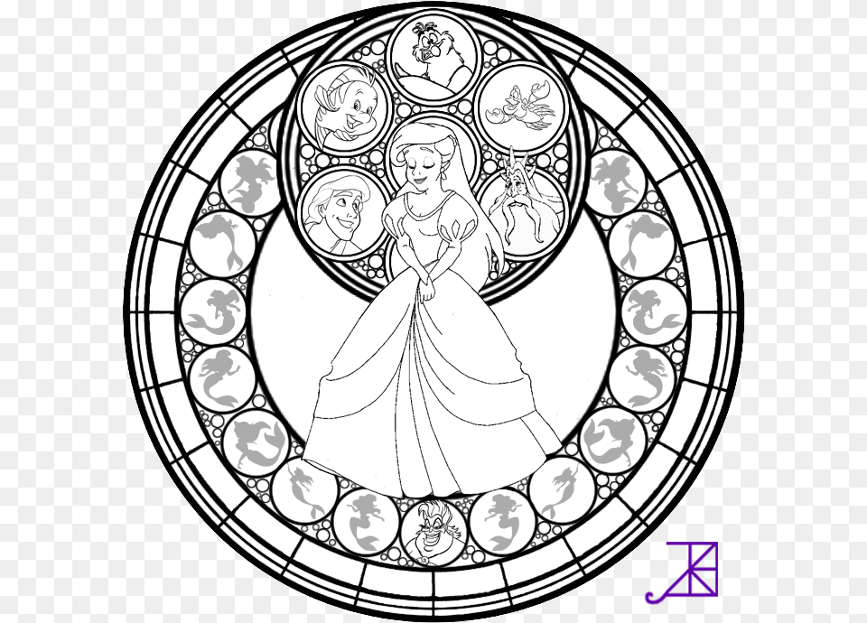 Stained Glass Coloring Pages Adult Coloring, Art, Wedding, Person, Female Free Png