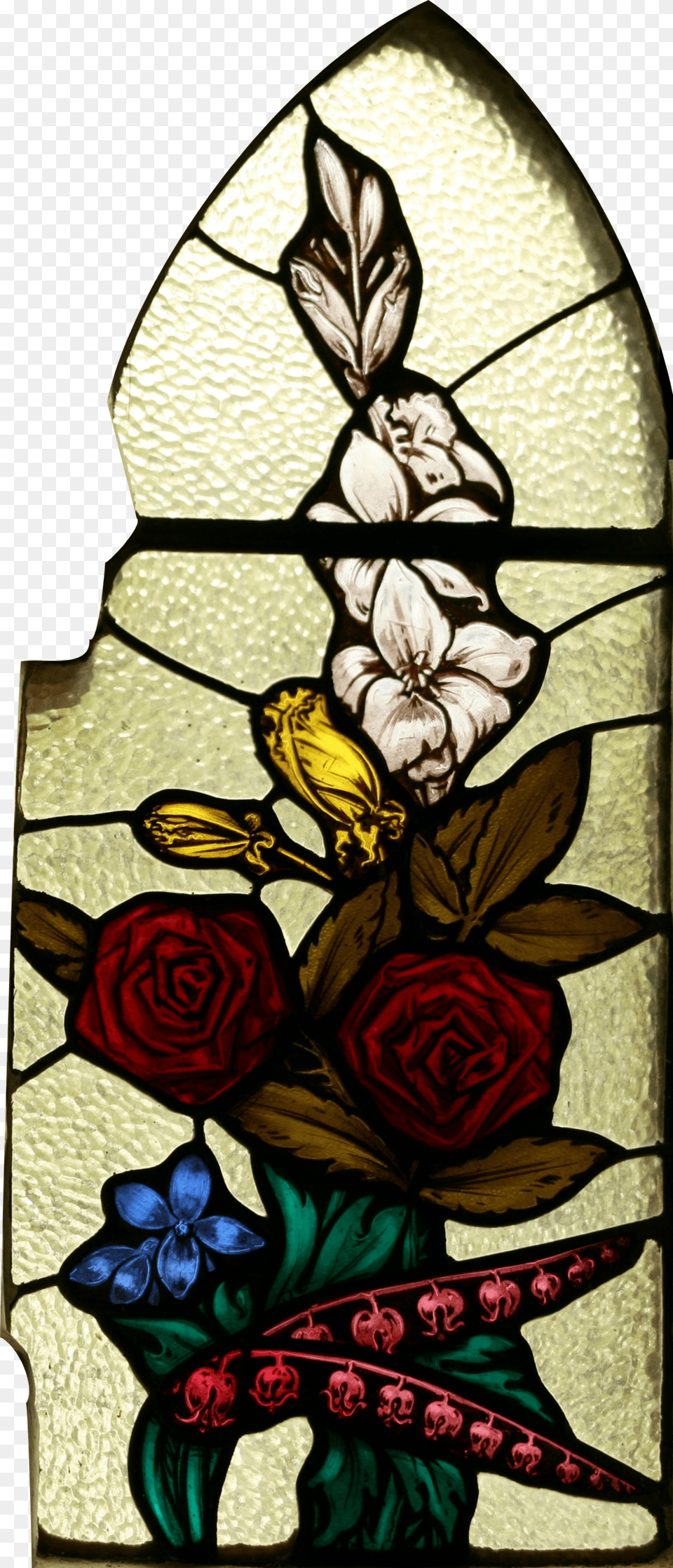 Stained Glass Flowers, Art, Stained Glass, Flower, Plant Free Transparent Png