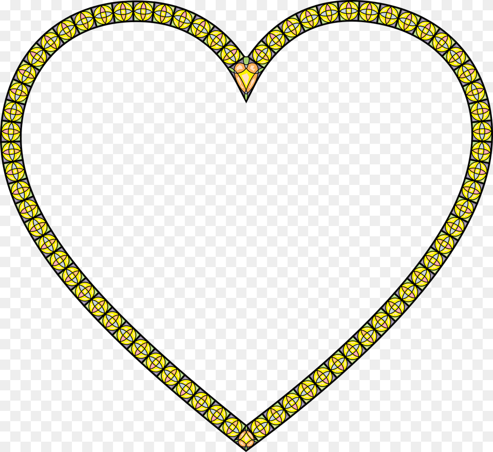 Stained Glass Heart Icons, Accessories, Art Free Png Download