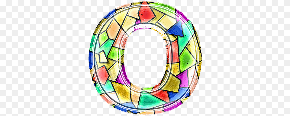 Stained Glass Letter, Art, Disk Free Transparent Png