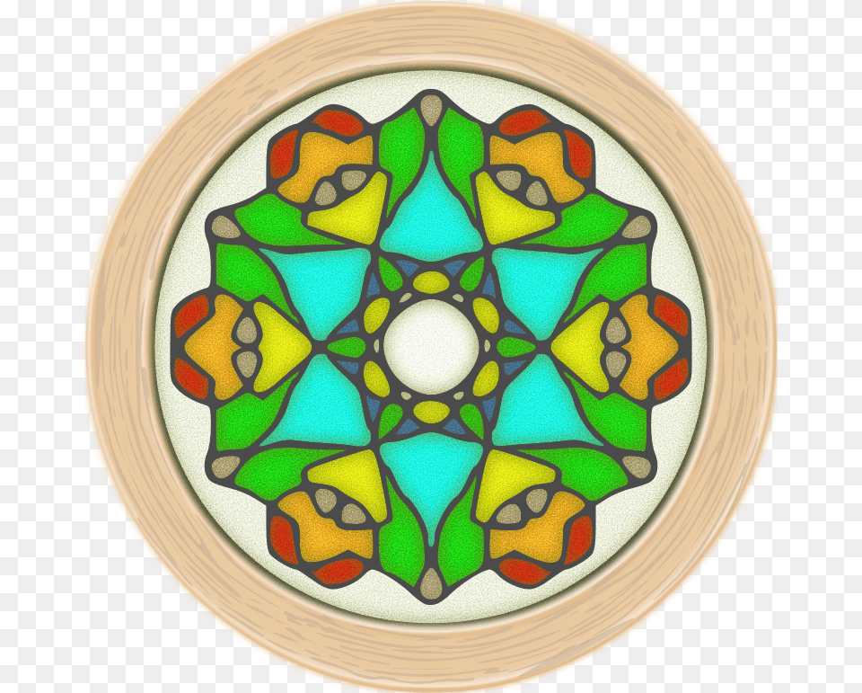 Stained Glass Window Stained Glass, Pattern, Art, Plate Free Png Download