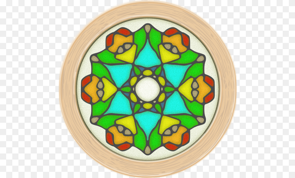 Stained Glass Windpw Stained Glass, Pattern, Art, Plate Free Png