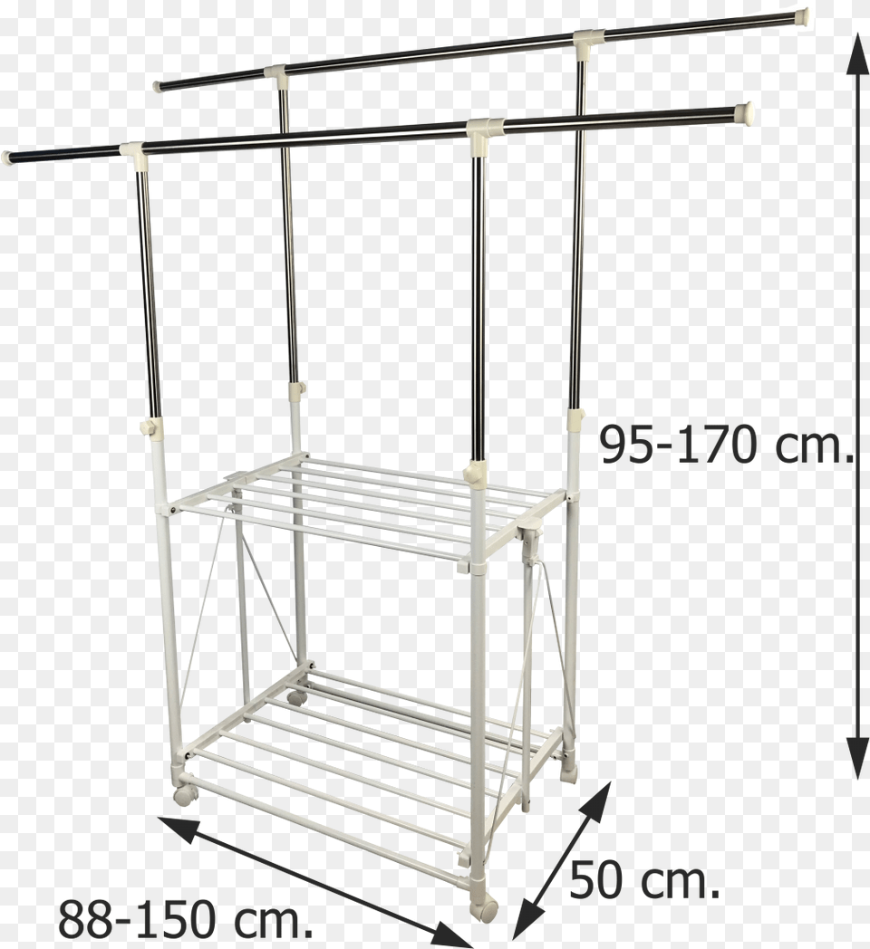 Stainless Clothes Line Double Pole, Drying Rack Free Png