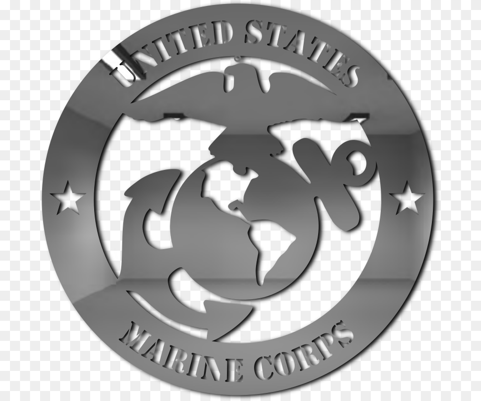 Stainless Marine Corps Logo, Symbol, Emblem, Animal, Bear Png