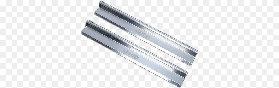 Stainless Steel 2 Door Entry Guard With Jeep Logo Windscreen Wiper, Aluminium, Blade, Razor, Weapon Free Png