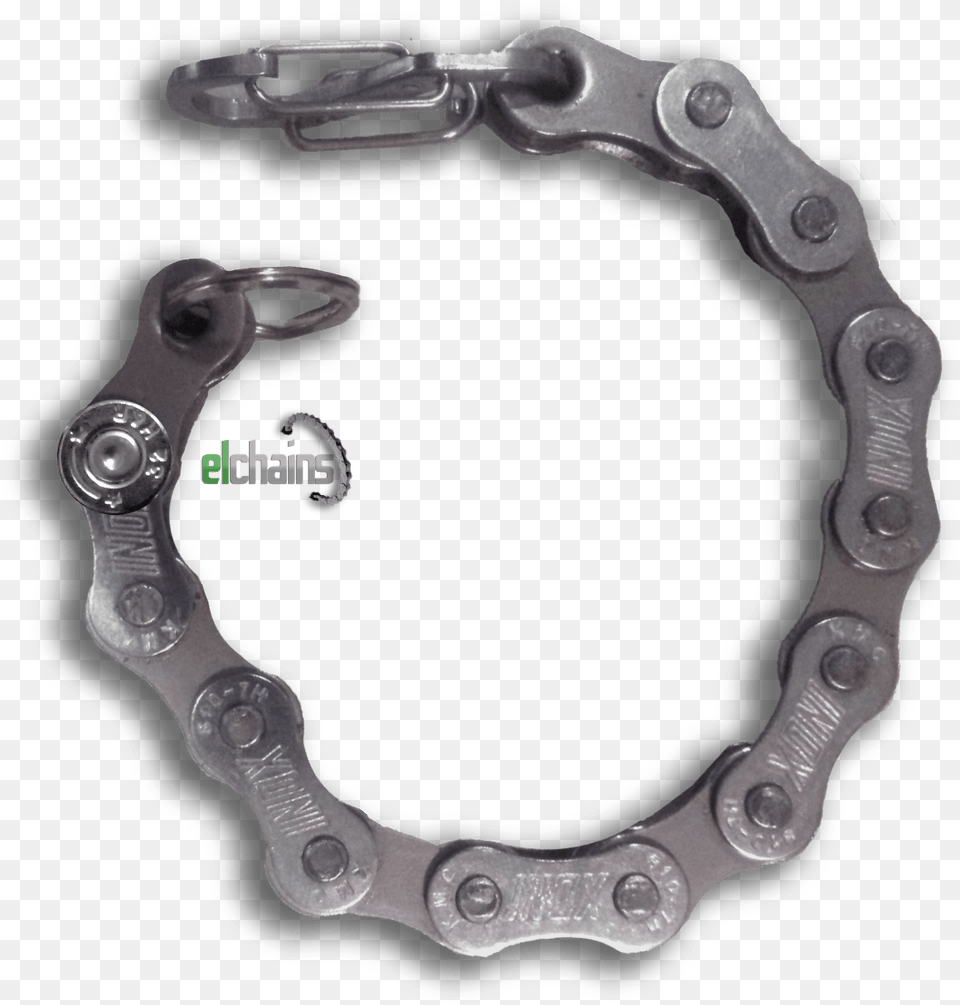 Stainless Steel Bike Chain Bracelet With Real Bullet Bracelet, Accessories, Jewelry, Smoke Pipe Free Png Download