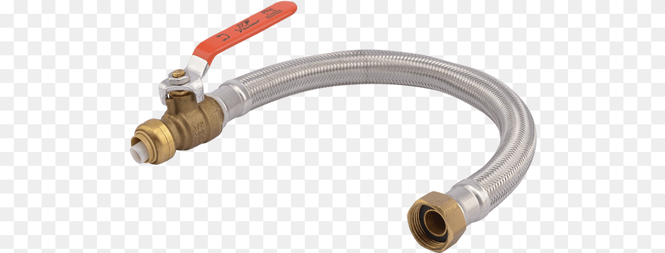 Stainless Steel Braided Flexible Water Heater Connector, Smoke Pipe, Hose Free Png