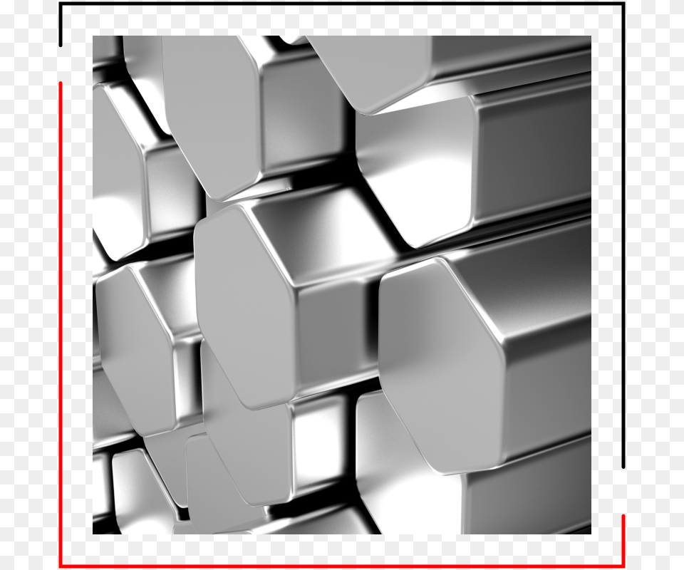 Stainless Steel Bright Hex Bars Manufacturer Bara Hexagonala, Silver, Aluminium, Platinum Png