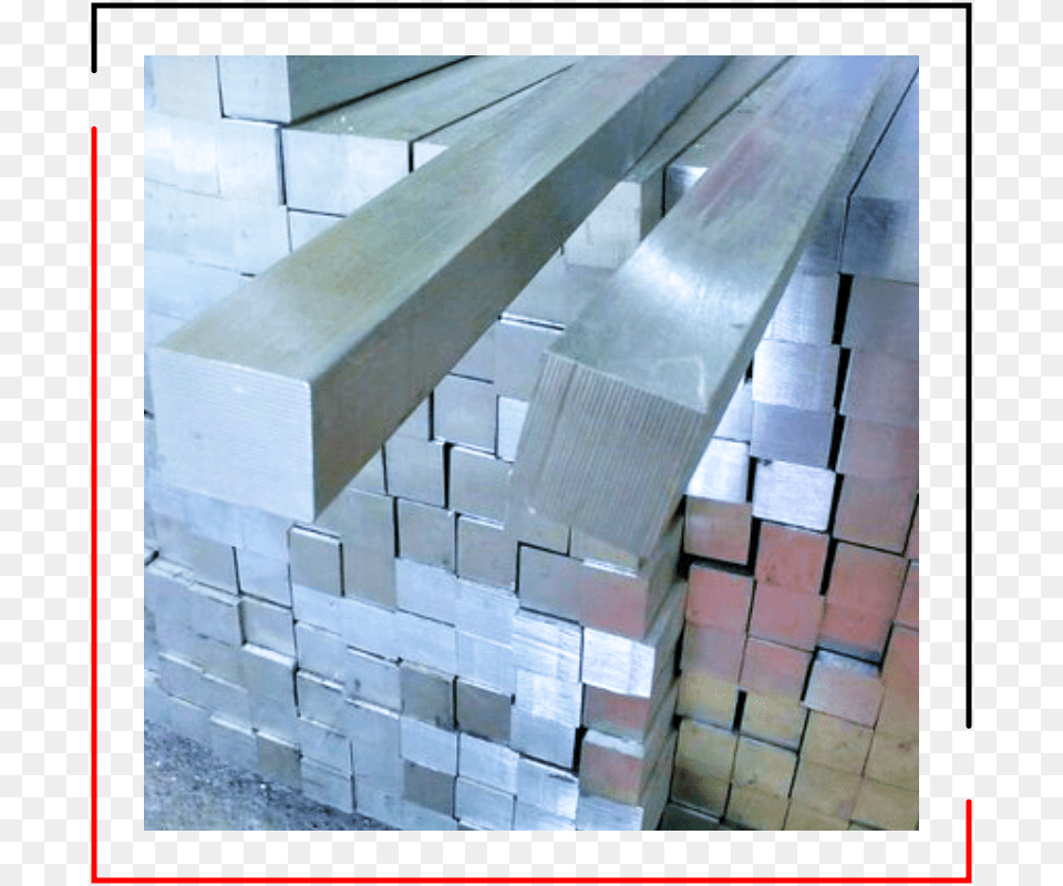 Stainless Steel Bright Square Bars Manufacturer Aluminium Square Rods, Lumber, Wood Free Png