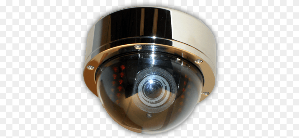 Stainless Steel Dome Camera Lens, Electronics Png