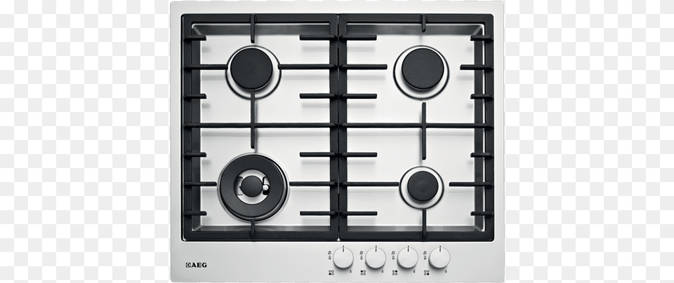 Stainless Steel Gas Cooktop Aeg 60cm Gas Cooktop, Indoors, Kitchen, Appliance, Burner Free Png Download