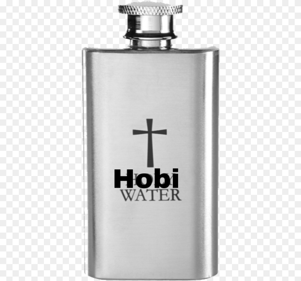 Stainless Steel Holy Water Bottle, Cross, Symbol, Aftershave, Can Png Image