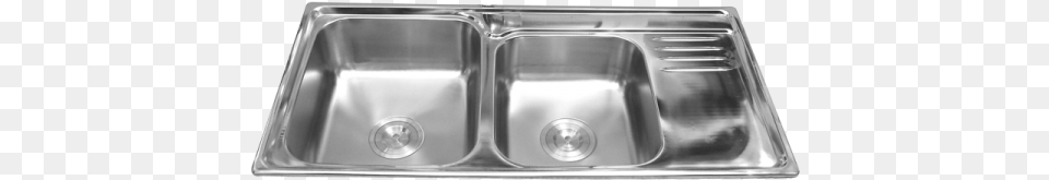 Stainless Steel Kitchen Sinks Sink, Double Sink, Disk Free Transparent Png