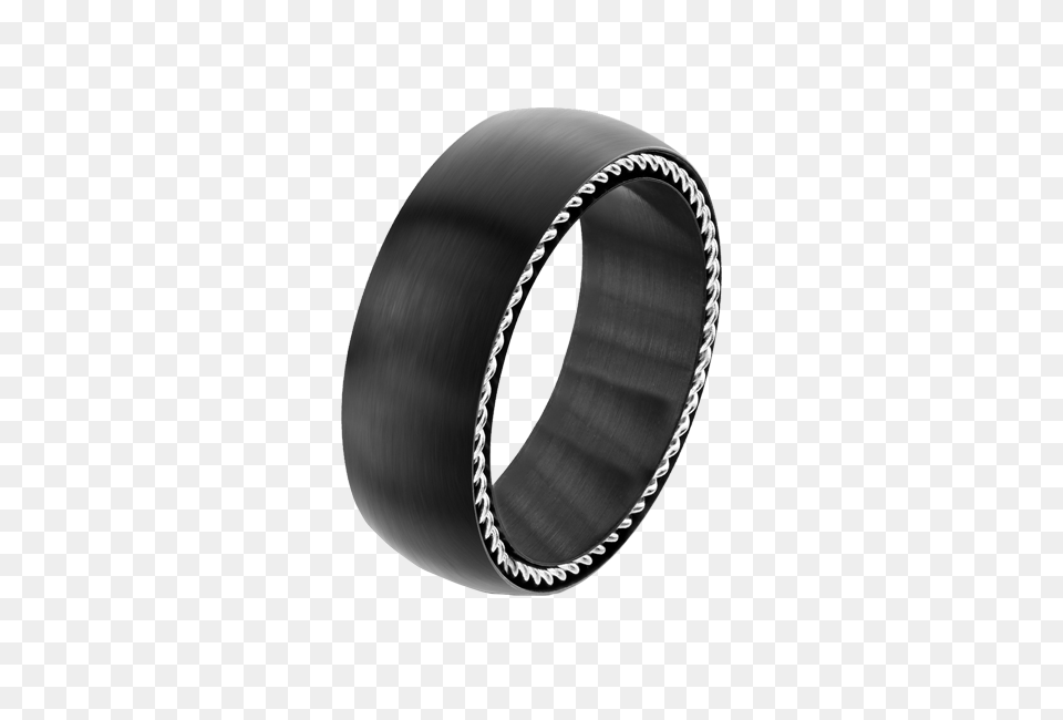 Stainless Steel Matte Black Ring Ring, Accessories, Jewelry, Machine, Wheel Png