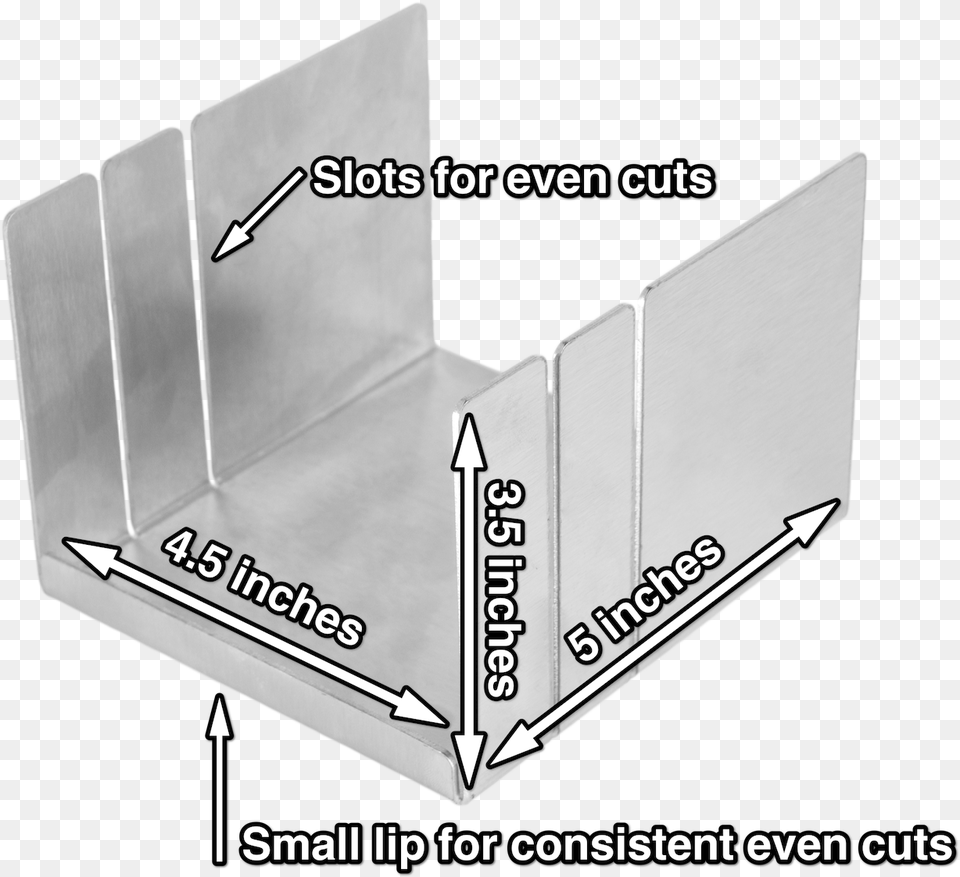 Stainless Steel Mitre Box For Soap Cuttingmiter Box Paper, Aluminium Free Transparent Png