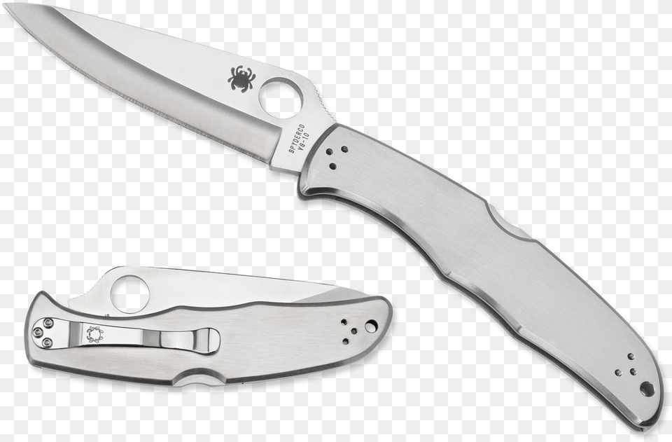 Stainless Steel Serrated Pocket Knife, Blade, Dagger, Weapon Free Transparent Png