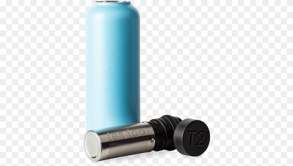 Stainless Steel Sky Blue Glitter Flask T2 Stainless Steel Flask, Cosmetics, Lipstick, Appliance, Blow Dryer Png Image