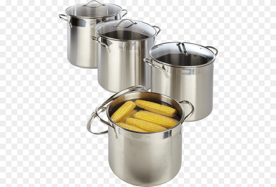 Stainless Steel Stock Pottitle 8qt Stainless Stock Pot, Cooking Pot, Cookware, Food, Bottle Free Png