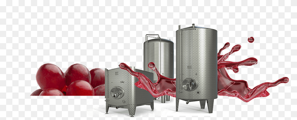 Stainless Steel Tanks For Every Phase Of The Winemaking Decapoda, Architecture, Building, Factory Png