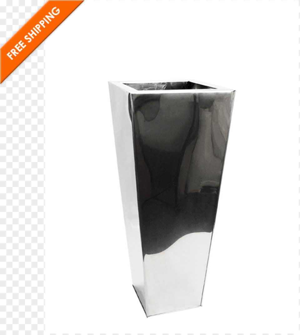 Stainless Steel Tapered Planter Paper Bag, Pottery, Jar, Vase, Aluminium Free Transparent Png