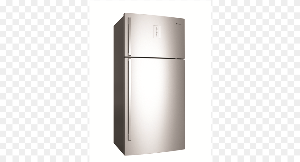 Stainless Steel Top Mount Refrigerator, Appliance, Device, Electrical Device Png Image