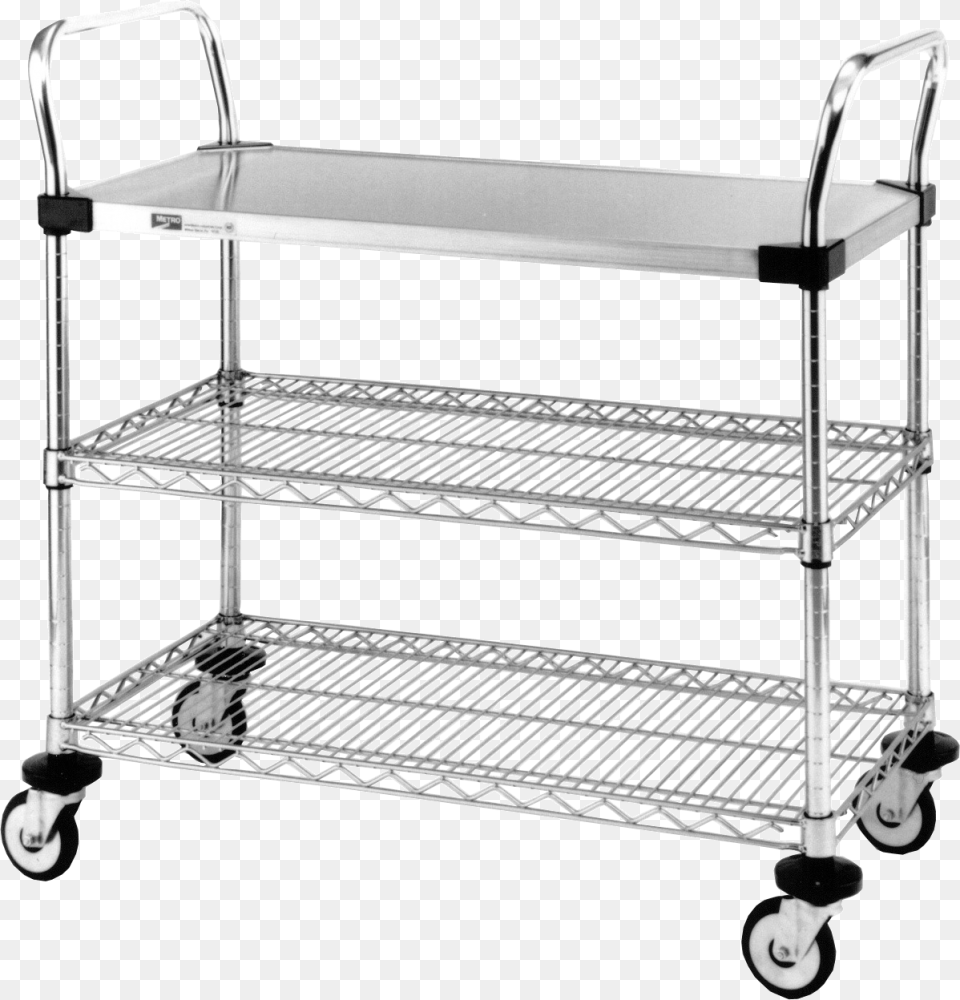 Stainless Steel Wire Cart, Crib, Furniture, Infant Bed Free Transparent Png