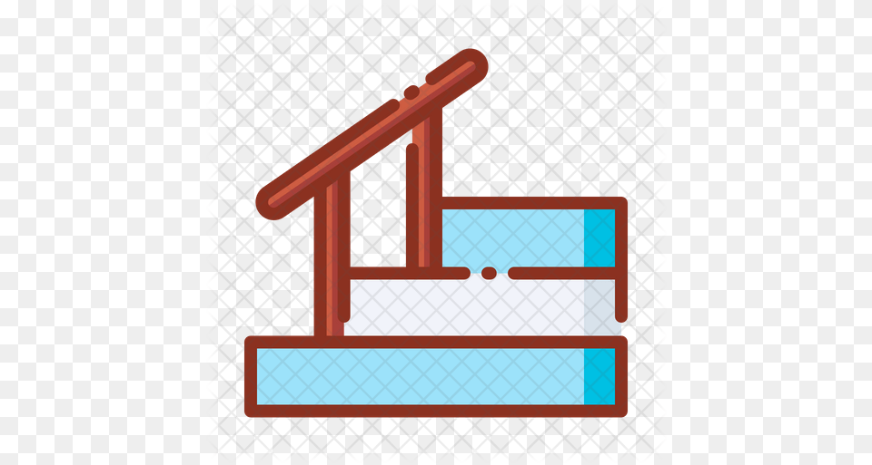 Staircase Icon Plank, People, Person, Handrail, Gate Free Png Download