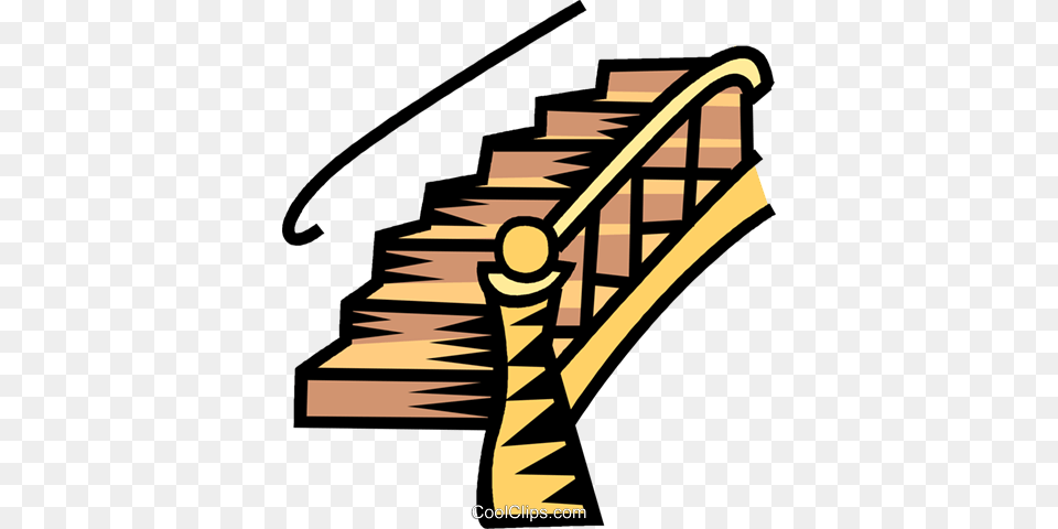 Staircase Up Clip Art, House, Architecture, Building, Housing Free Png