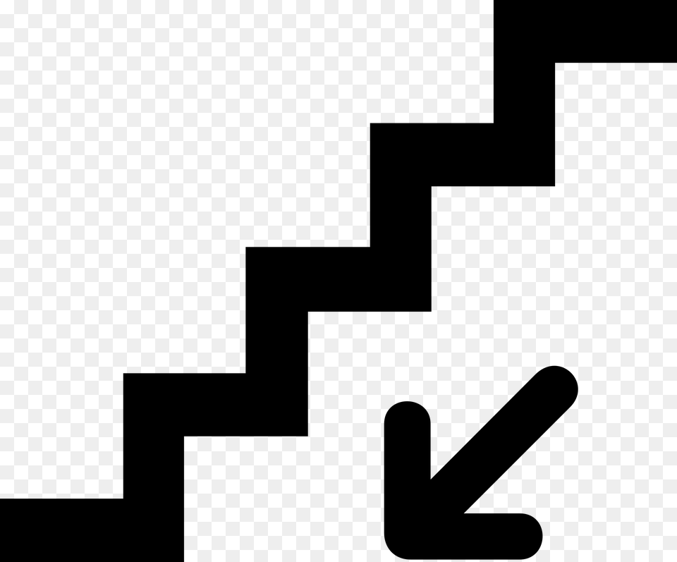 Stairs Clipart Person, Gray Free Transparent Png