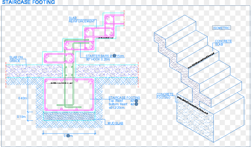 Stairs Detallesconstructivos Net Slabless Tread Riser Type Staircase, Architecture, Building, Cad Diagram, Diagram Free Png Download