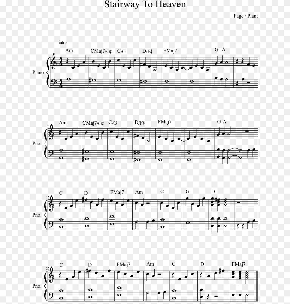 Stairway To Heaven Piano Sheet Music Music Sheets Beautiful Lie Batman V Superman Piano Sheet Music, Gray Png