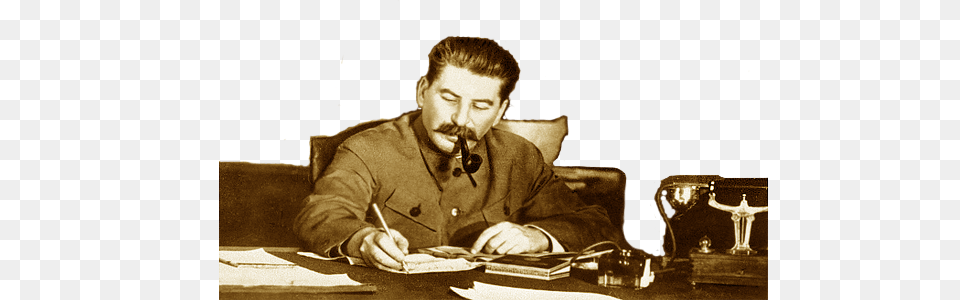 Stalin, Cutlery, Smoke Pipe, Adult, Person Free Transparent Png