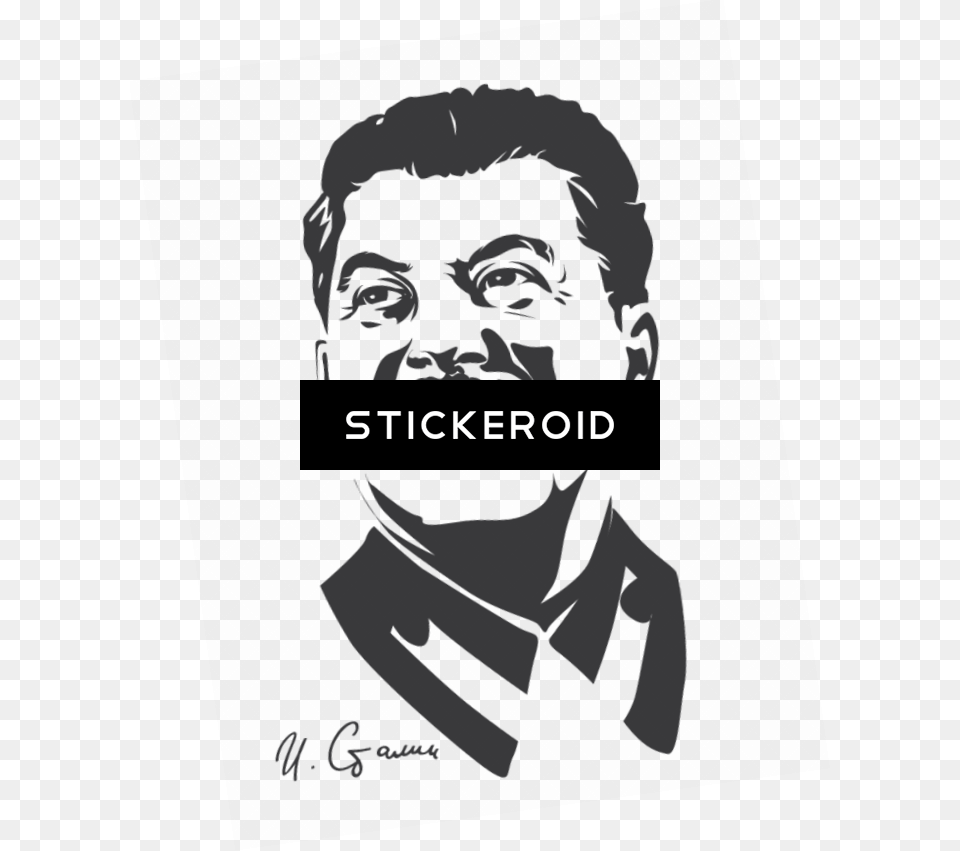 Stalin Celebrities Drawing, Stencil, Photography, Portrait, Person Png Image