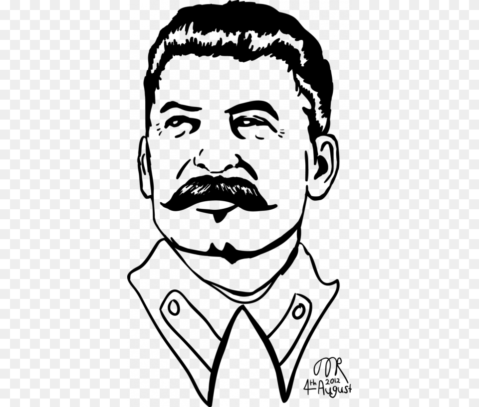 Stalin Drawing Stalin Face Drawing, Gray Free Png