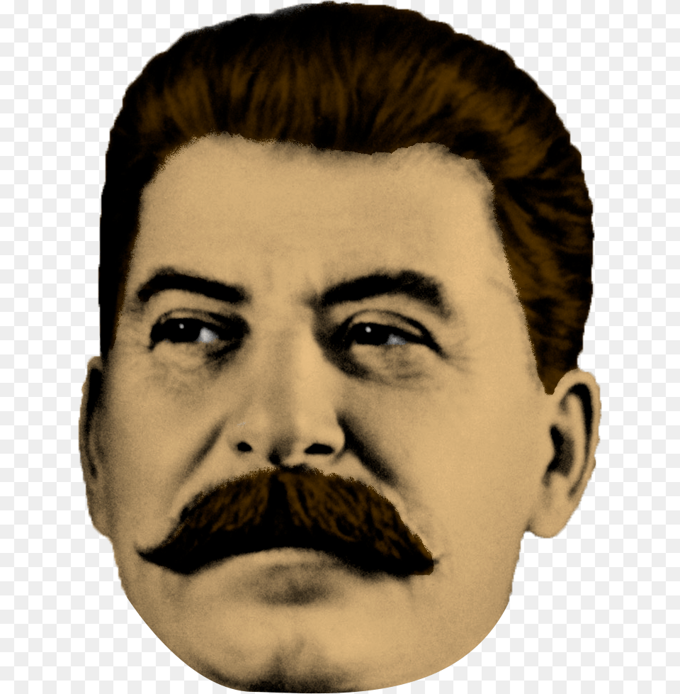 Stalin Face Joseph Stalin Face, Head, Mustache, Person, Adult Free Transparent Png