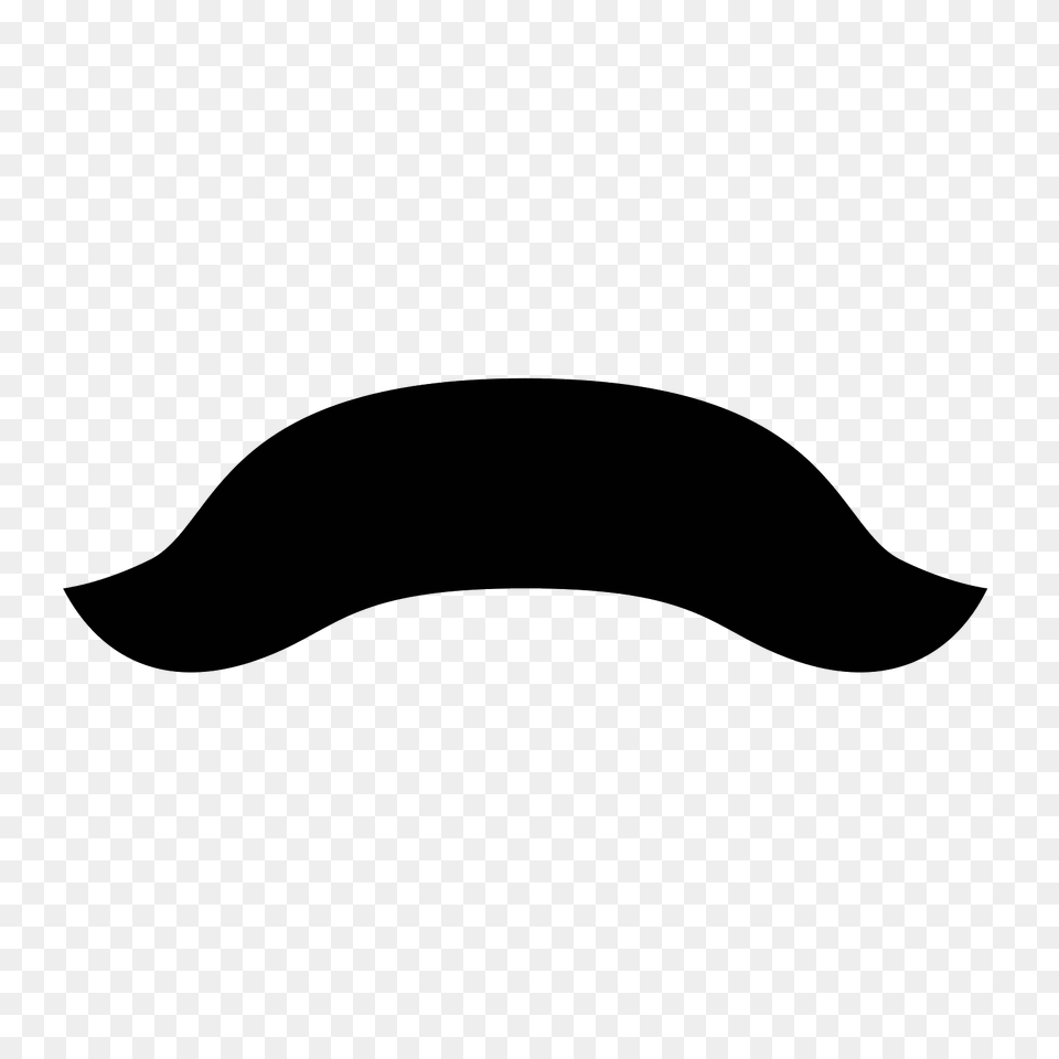 Stalin Mustache Filled Icon, Gray Png Image