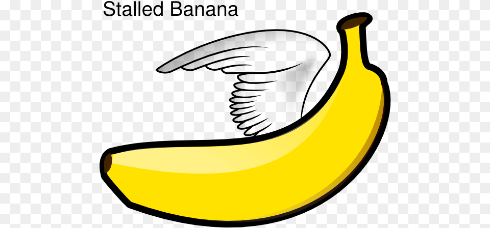 Stalled Banana Clip Art At Clker Banana Clip Art, Produce, Food, Fruit, Plant Png