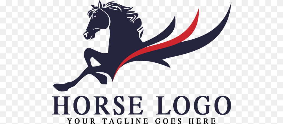 Stallion Horse Race Logo Logo Design With Horse, Animal, Fish, Person, Sea Life Free Png