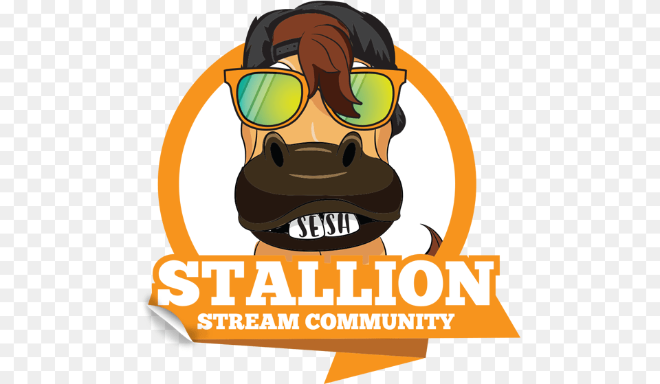 Stallions Sticker, Advertisement, Poster, Head, Person Png Image
