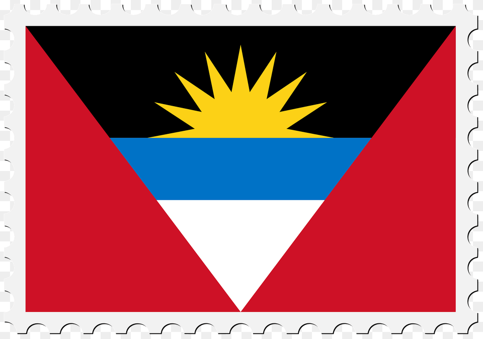 Stamp Antigua Barbuda Flag Clipart, Logo Free Png Download