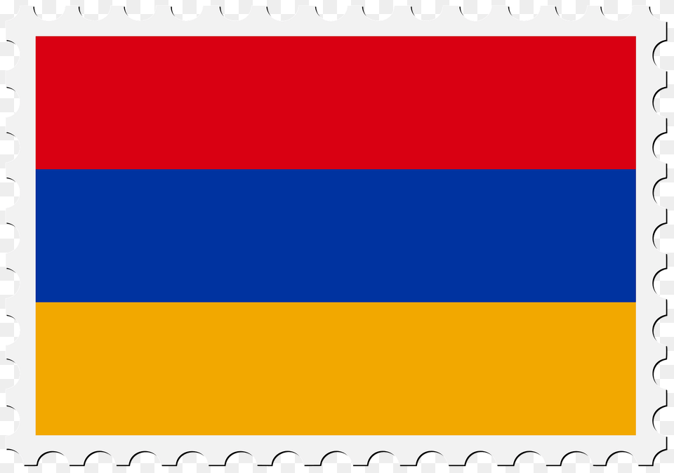 Stamp Armenia Flag Clipart, Postage Stamp Free Transparent Png