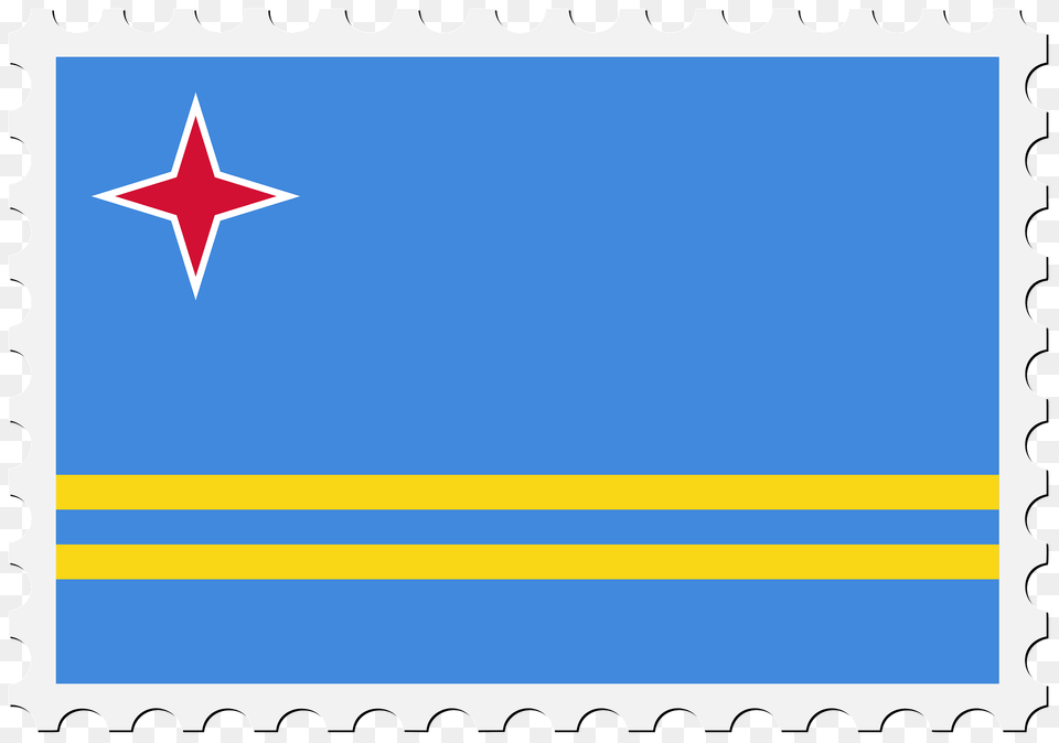 Stamp Aruba Flag Clipart, Symbol Free Png Download